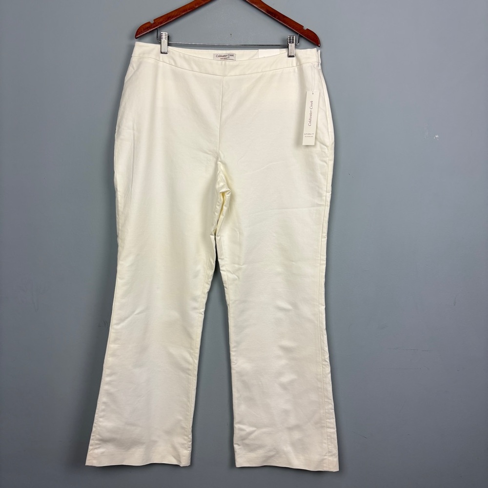 Coldwater Creek. Wide leg pants white color for women’s Size 16 NWT